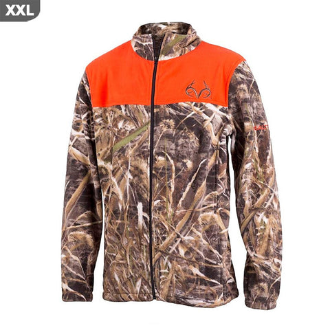 Realtree Men"s Aspen Max-5 Camo & Blaze Jacket, XXL